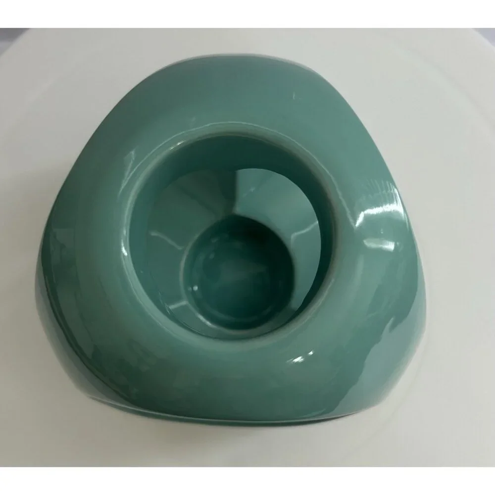 Vintage 99 INTL Lucky Bamboo Turquoise Vase Holder - Vase Not Included - Picture 4 of 8